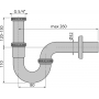 Сифон AlcaPlast A4320