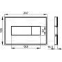 Кнопка AlcaPlast M73