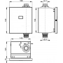 Кнопка смыва для унитаза Alca Plast ASP3-KВ 6V