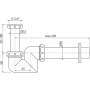 Сифон для умывальника и биде Alca Plast A45F Ø40