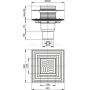 Сливной трап AlcaPlast APV4344