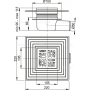 Сливной трап AlcaPlast APV26C