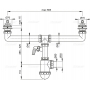 Сифон AlcaPlast A449P Ø50/40