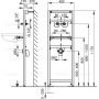 Инсталляция Alcaplast A104А/1200 для умывальника