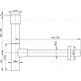 Сифон для умывальника AlcaPlast A402 d32 DESIGN