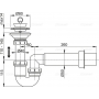 Сифон для мийки AlcaPlast A464-DN50