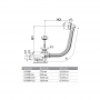 Сифон для ванни Alcaplast A51BM
