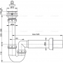 Сифон AlcaPlast A800-DN50