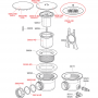 Сифон AlcaPlast A49B для душового піддону