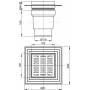 Сливной трап AlcaPlast APV11