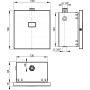 Кнопка смыва для писсуара Alca Plast ASP4-K 12V (работает от сети)