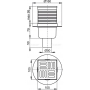 Сливной трап AlcaPlast APV2