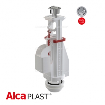 Сливной механизм AlcaPlast A04, с двойной кнопкой