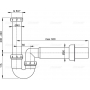 Сифон AlcaPlast A80-DN50