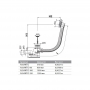 Сифон AlcaPlast A55ANTIC-120