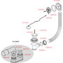 Сифон для ванны AlcaPlast A502