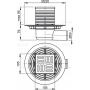 Зливний трап AlcaPlast APV101