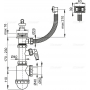 Сифон для мойки AlcaPlast A444P Ø50/40