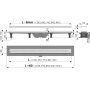 Трап для душа AlcaPlast APZ18-550 SIMPLE