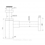 Комплект для раковины Imprese Grafiky: Сифон ZMK041807600+Водослив (ZMK041807510)
