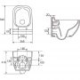 Унитаз Cersanit Caspia Clean On K701-103