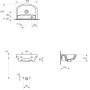 Умывальник Cersanit Arteco 40см (K667-006) левый