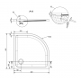 Душевой поддон Cersanit Tako 90 (S204-002)