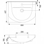 Умывальник Cersanit Libra 60 (K04-008)