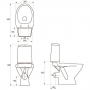 Унітаз-компакт Cersanit Cersanit Arktik 011, UN001-003