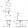 Унитаз-компакт Cersanit Merida 031, K03-035