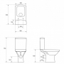 Унитаз-компакт Cersanit Easy 010, (K102-037)