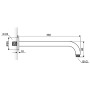 Кронштейн для душа Excellent Arex AREX.3141CR
