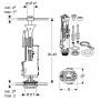 Сливной клапан Geberit Type 240 136.909.21.2