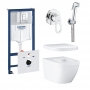 Инсталляция + Унитазом: Grohe Euro Ceramic 39206CB0 + 111042