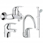 Комплект смесителей Grohe Euroeco 123242K