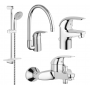 Комплект смесителей Grohe Euroeco 123242K