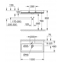 Умывальник Grohe Cube 3938600H