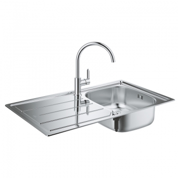 Кухонная мойка Grohe Sink K200 + смеситель BauEdge 31562SD0