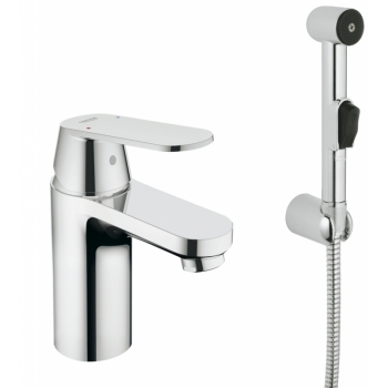 Смеситель для раковины с гигиеническим душем Grohe Eurosmart 23125000