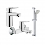 Комплект смесителей Grohe BauLoop 123214S