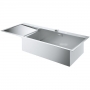 Кухонная мойка K1000 Grohe EX Sink с крылом слева 31582SD0