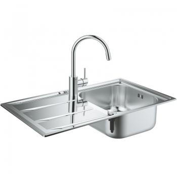 Набор (кухонная мойка+смеситель) Grohe K400 31570SD0