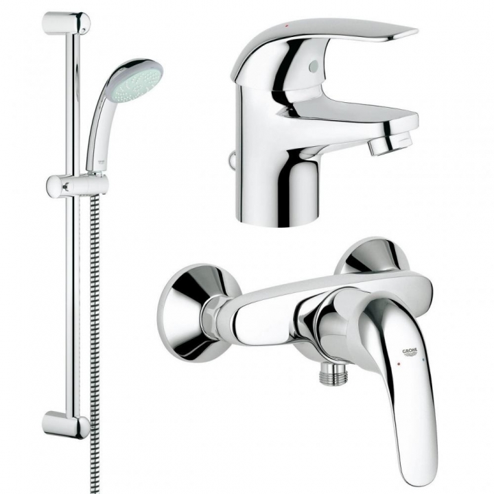 Комплект смесителей Grohe Euroeco 123232S