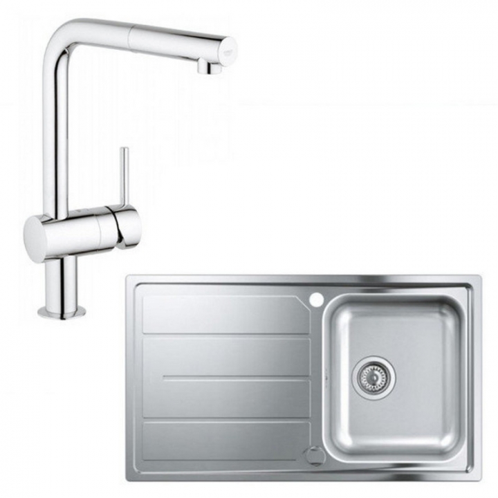 Набор (кухонная мойка+смеситель) Grohe K500 31573SD0