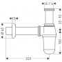 Сифон для раковины Hansgrohe 52053000 chrome