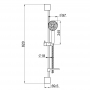 Штанга душевая Imprese Dobrany (8210003)