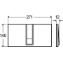 Клавиша смыва Viega Visign for Style 14 654696