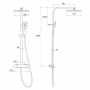 Душевая система Imprese Centrum SQ T-15430