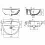 Умывальник Kolo Freja L71150000