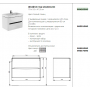 Тумба под умывальник Kolo Modo 89426000, белый глянец
